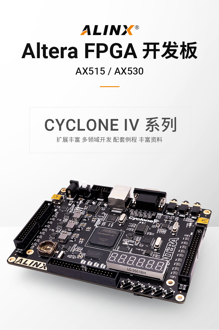 FPGA自学 黑金CYCLONE-IV AX515开发板网盘资料