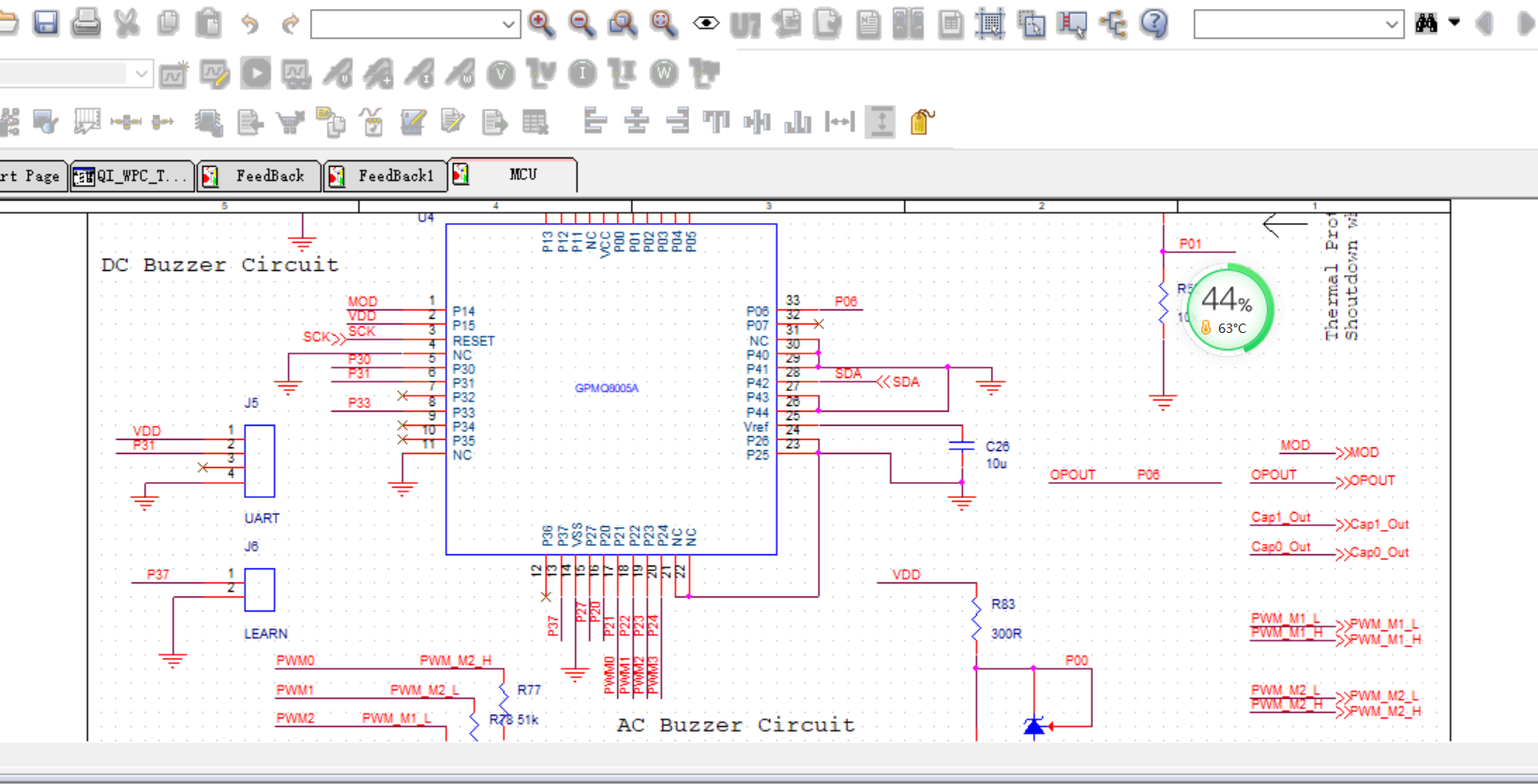 QI无线充电方案GPMQ8005评估板CADENCE设计原理图+ PADS设计PCB文件+设计调试文