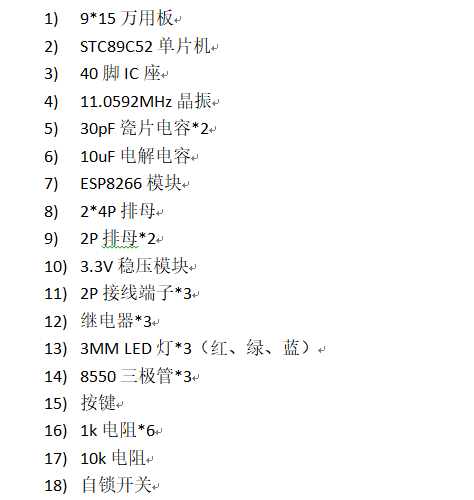 基于51单片机WIFI多路遥控开关设计ESP8266(原理图 源程序 论文等)