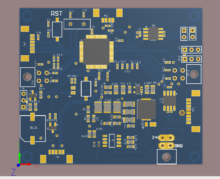 STM32F405RGT6主控板原理图+PCB+封装库文件