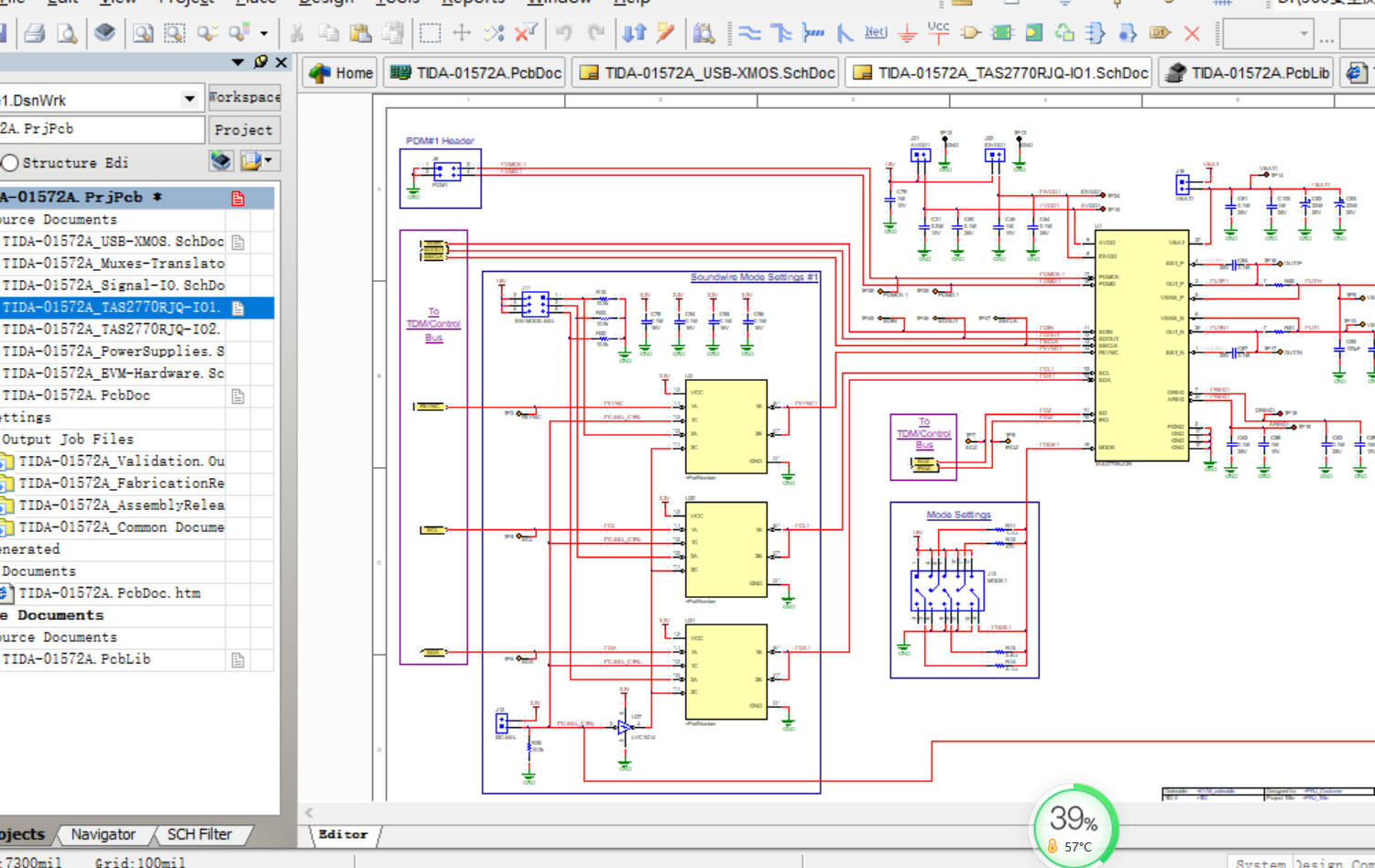 数字功放TAS2770开发板评估板 ALTIUM设计硬件原理图+PCB+封装库文件